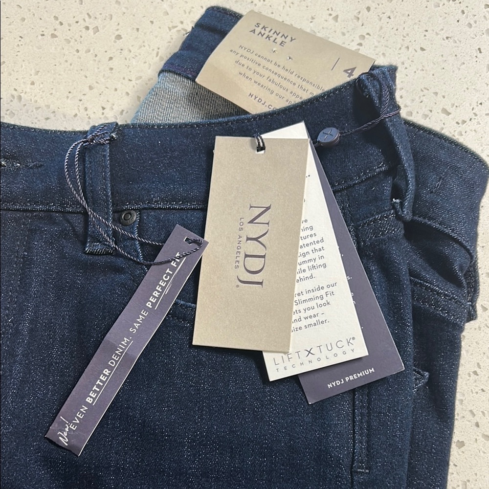 NYDJ Women's Skinny Jeans - Dark Blue